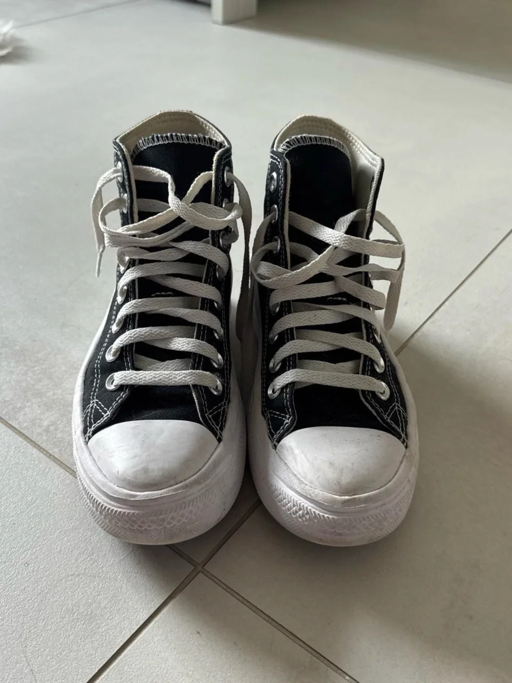 Converse Kids Black and White High-Top Sneakers